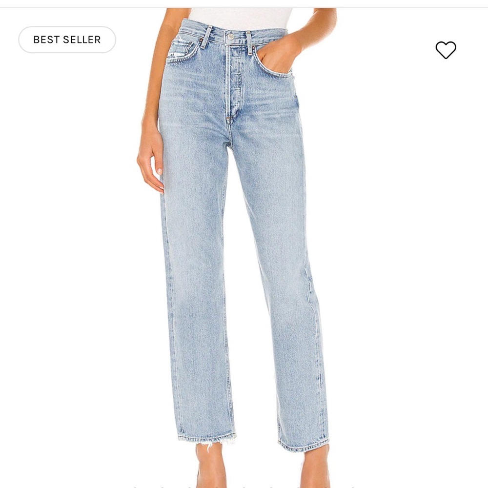 AGOLDE 90's Mid Rise Loose Fit in Snapshot
